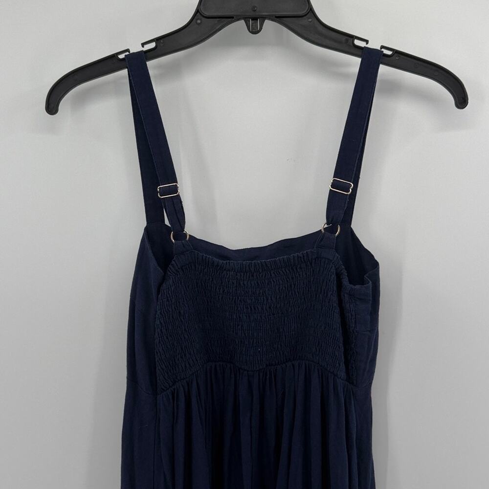 Haven Women's Sardinia Linen/Viscose Blend Maxi Dress - Riviera Blue - XS/S - Picture 8 of 9